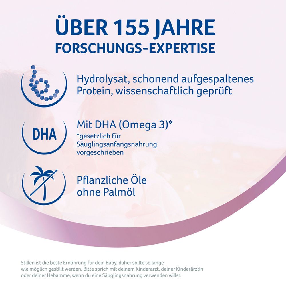 Nestlé Beba® Expert HA 1 Anfangsmilch von Geburt an