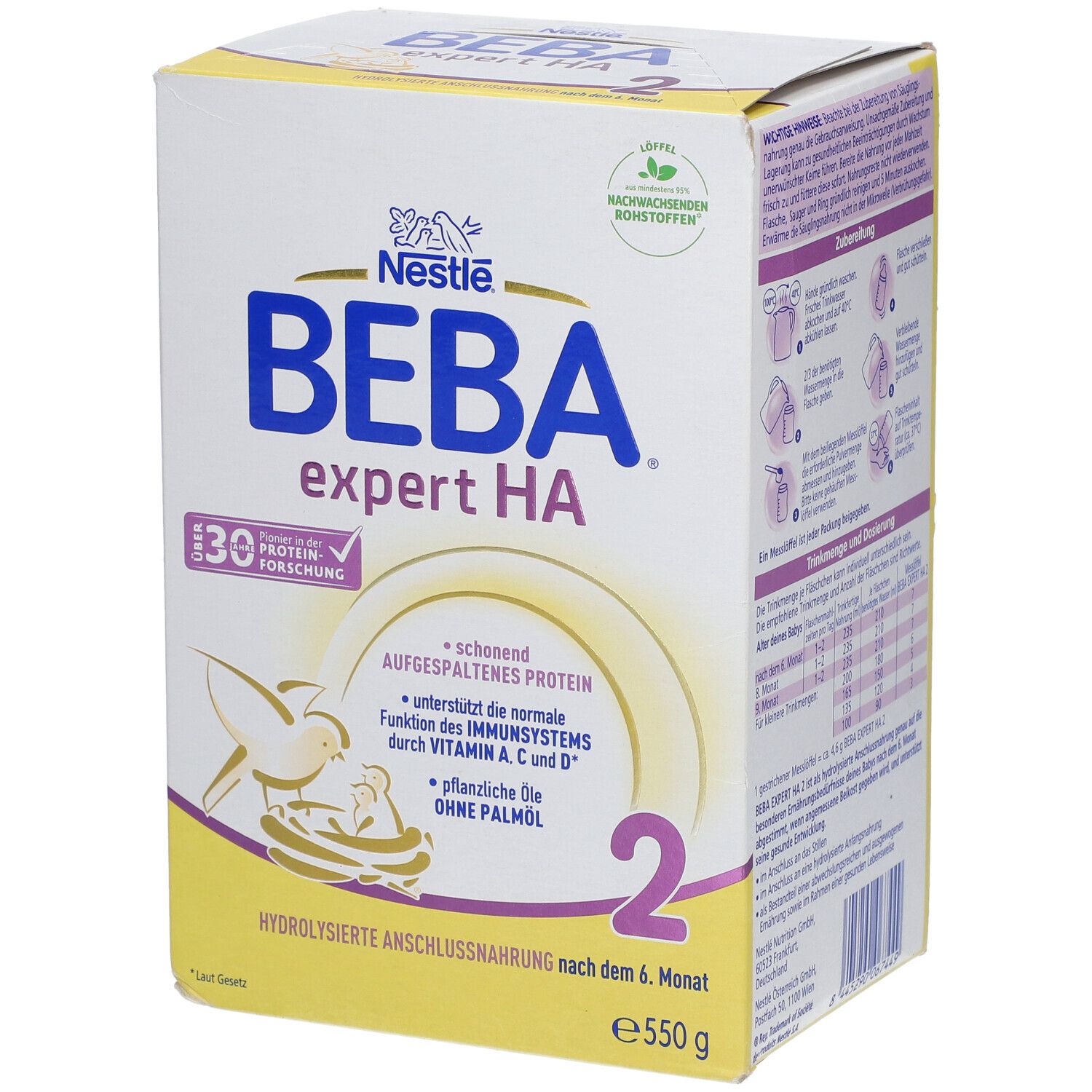 Nestlé Beba® Expert HA 2 Folgemilch ab dem 7. Monat