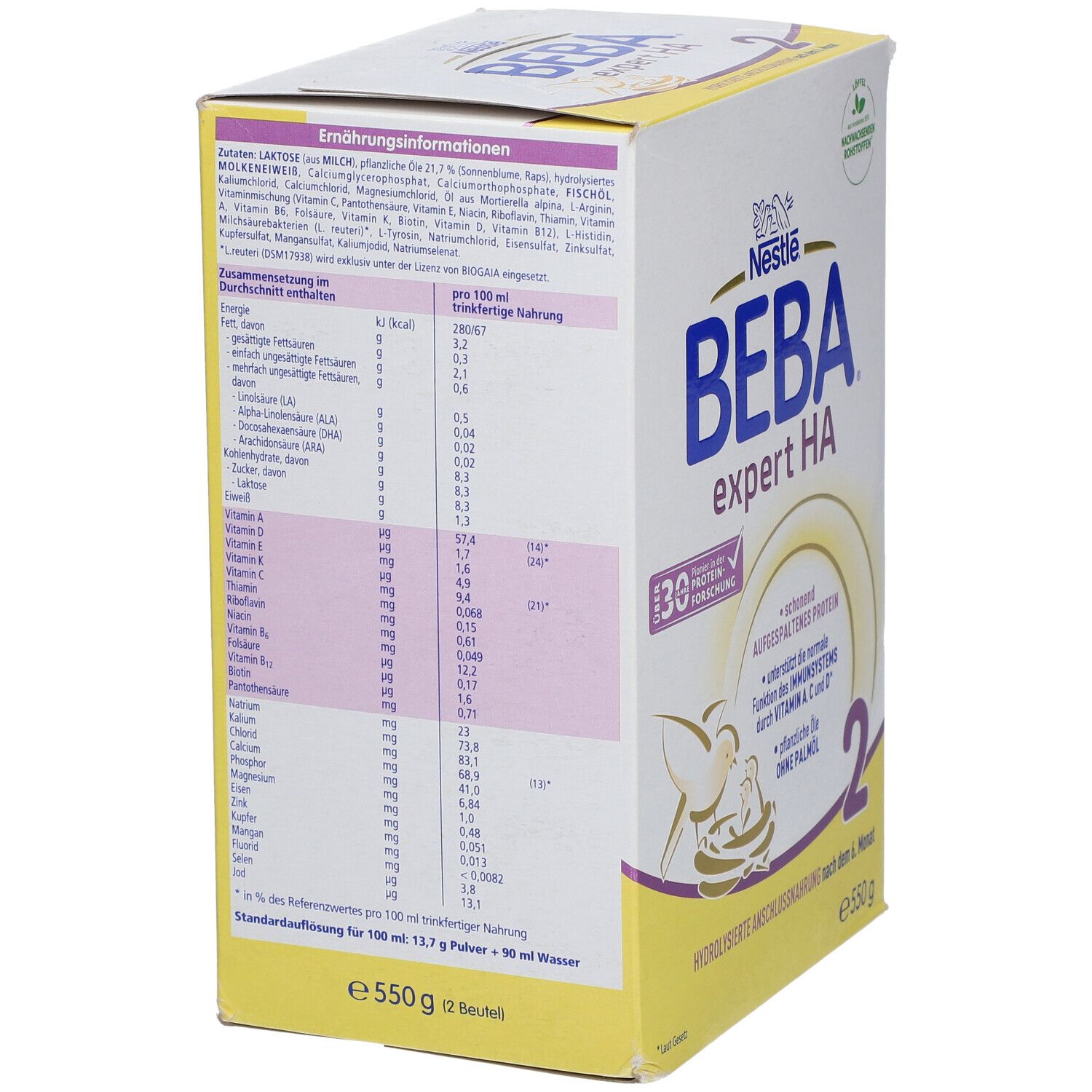 Nestlé Beba® Expert HA 2 Folgemilch ab dem 7. Monat