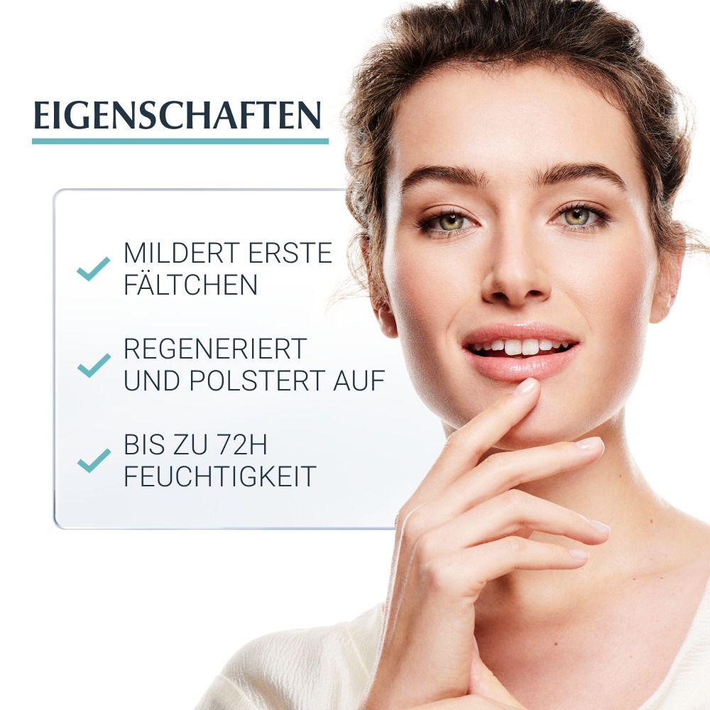 Eucerin® HYALURON-FILLER + 3x EFFECT Feuchtigkeits-Booster Nachtpflege – Gesichtspflege mit Hyaluronsäure gegen Falten - Jetzt 20% sparen mit Code "eucerin20"