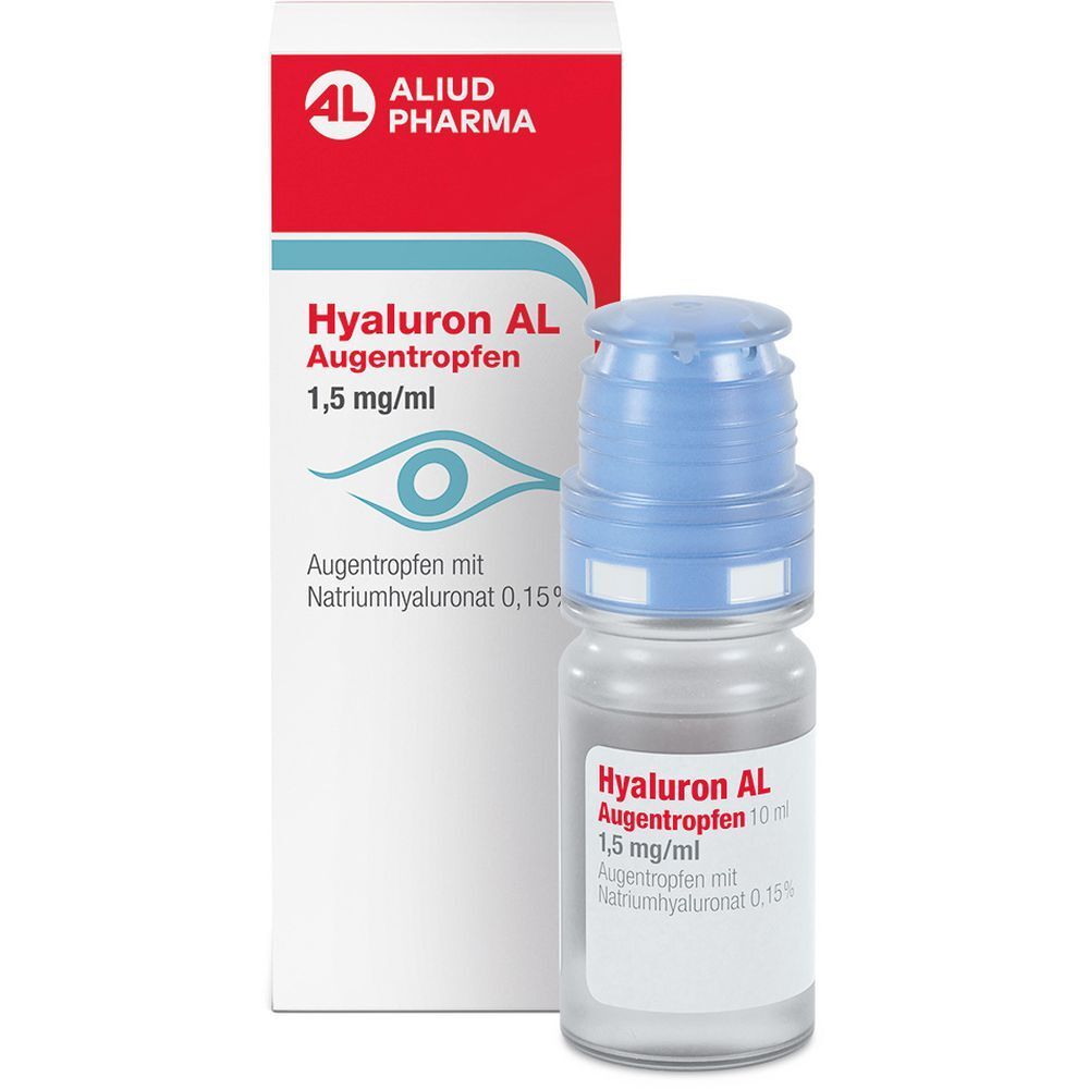 Hyaluron AL Augentropfen 1,5 mg/ml bei trockenen Augen