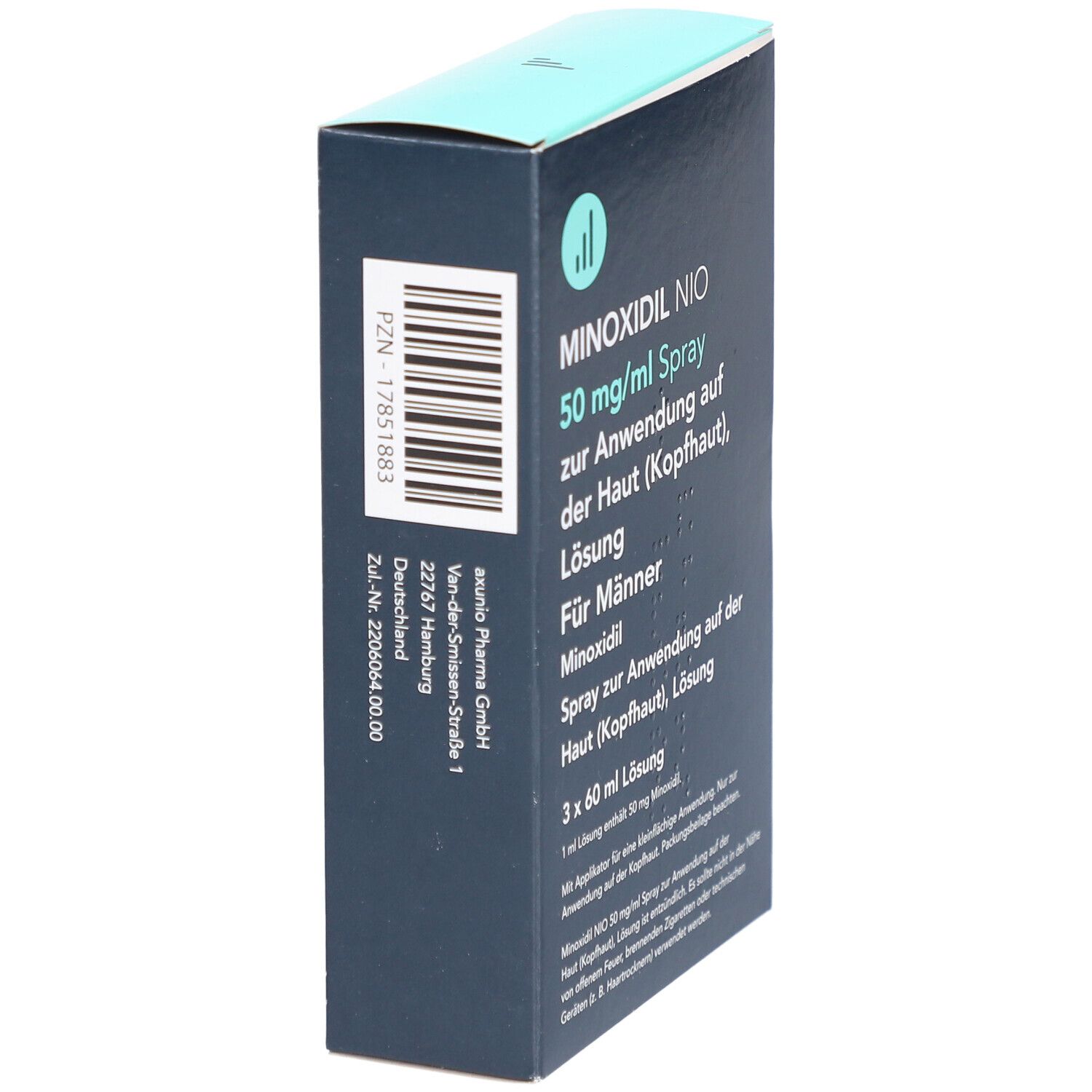 Minoxidil NIO® 50mg/ml Spray zur Anwendung auf der Kopfhaut