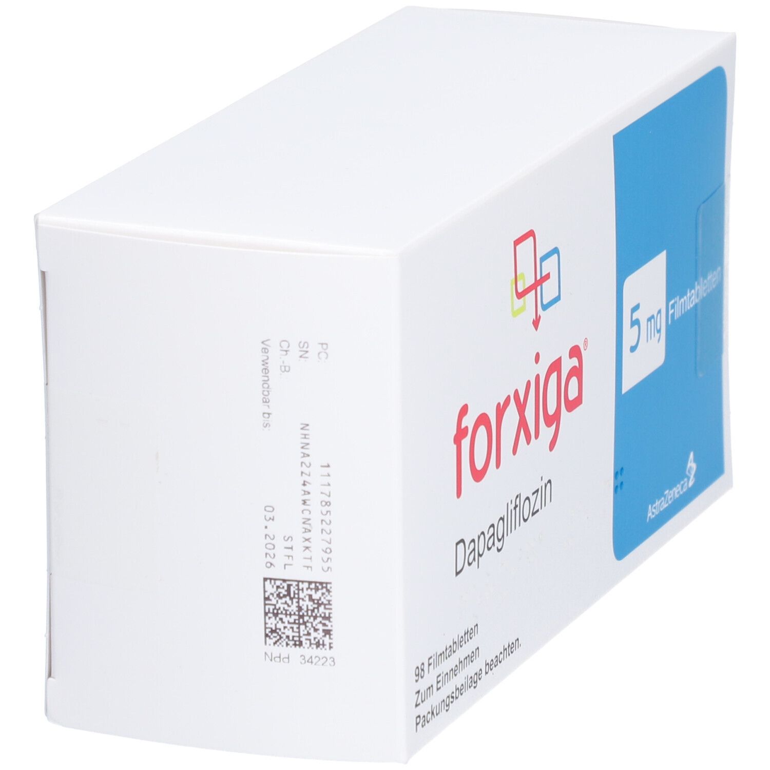 Forxiga 5 mg Filmtabletten 98 St