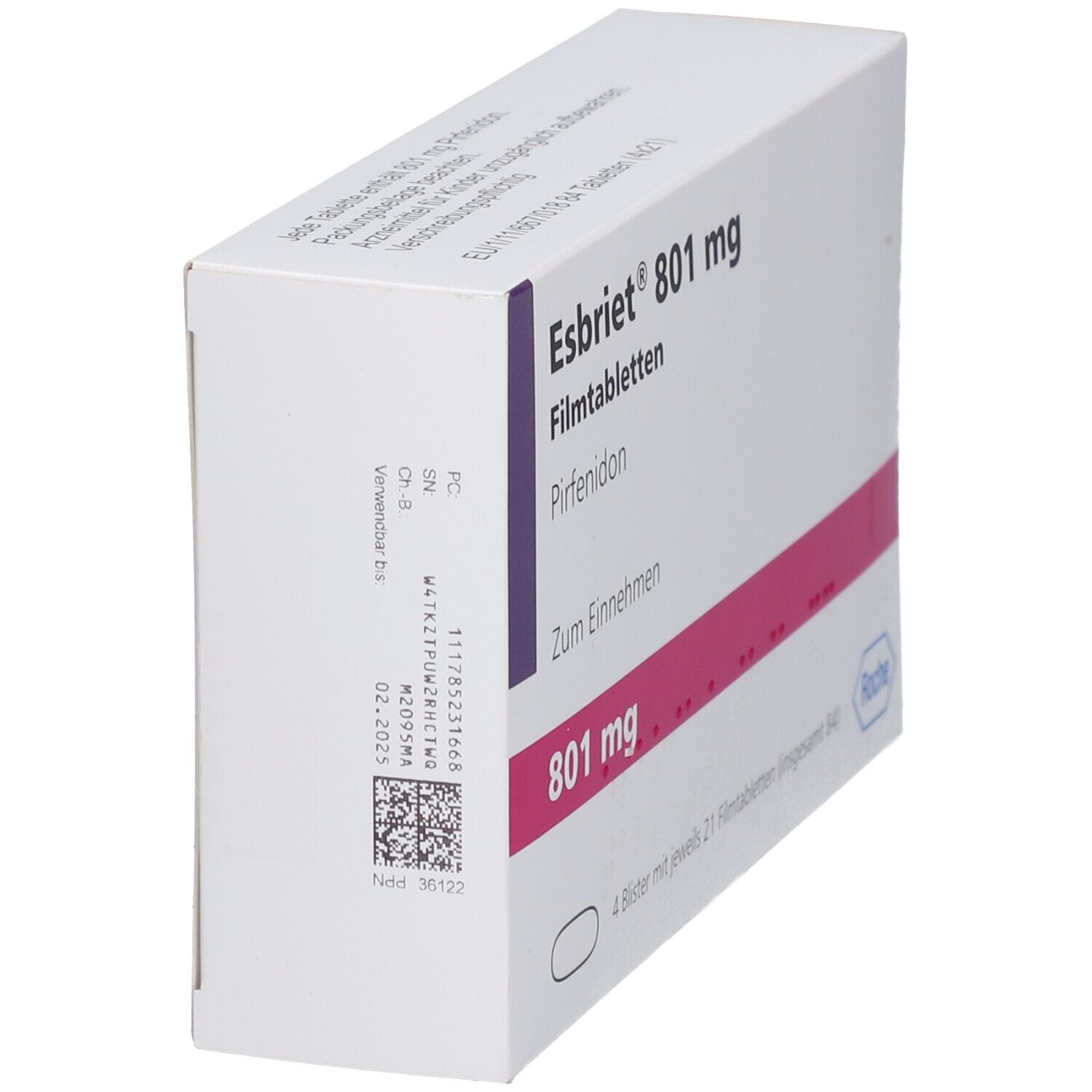 Esbriet 801 mg Filmtabletten 84 St