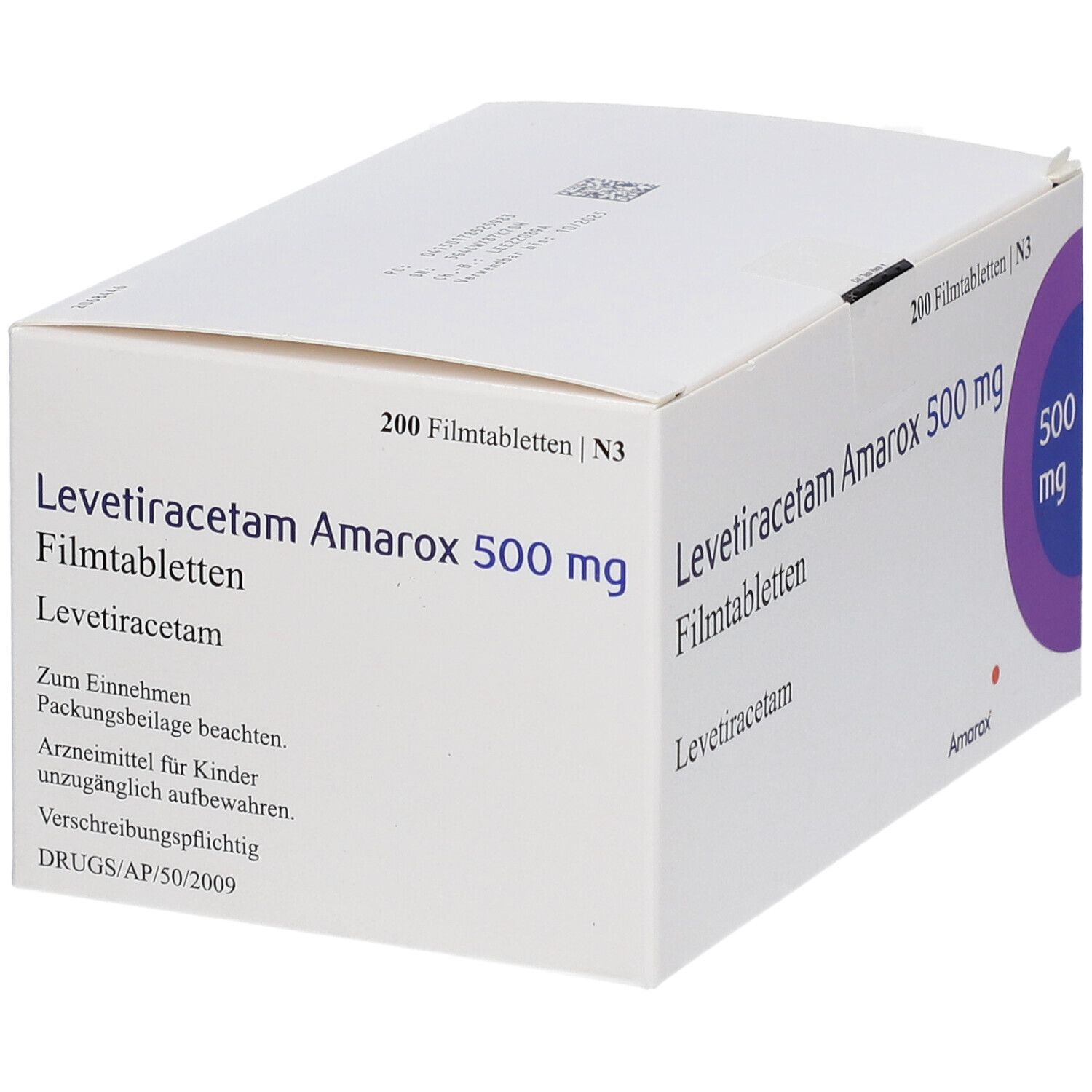 Levetiracetam Amarox 500 mg Filmtabletten 200 St