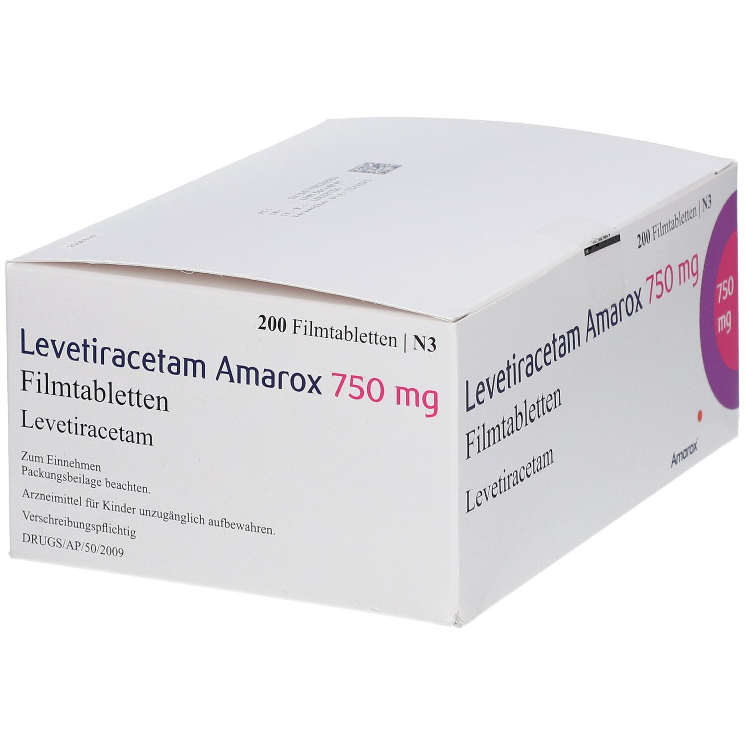 Levetiracetam Amarox 750 mg Filmtabletten 200 St