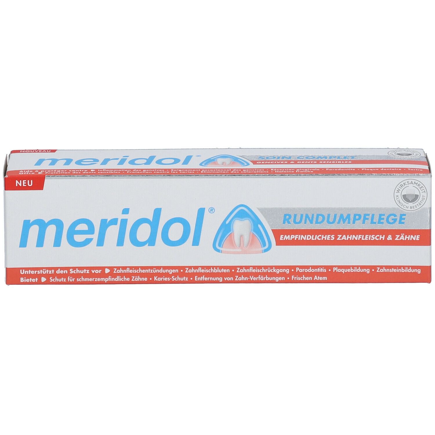 meridol Zahnfleisch-Rundumpflege Zahnpasta Zähne empfindliches - SHOP ml APOTHEKE 75 für Zahnfleisch 