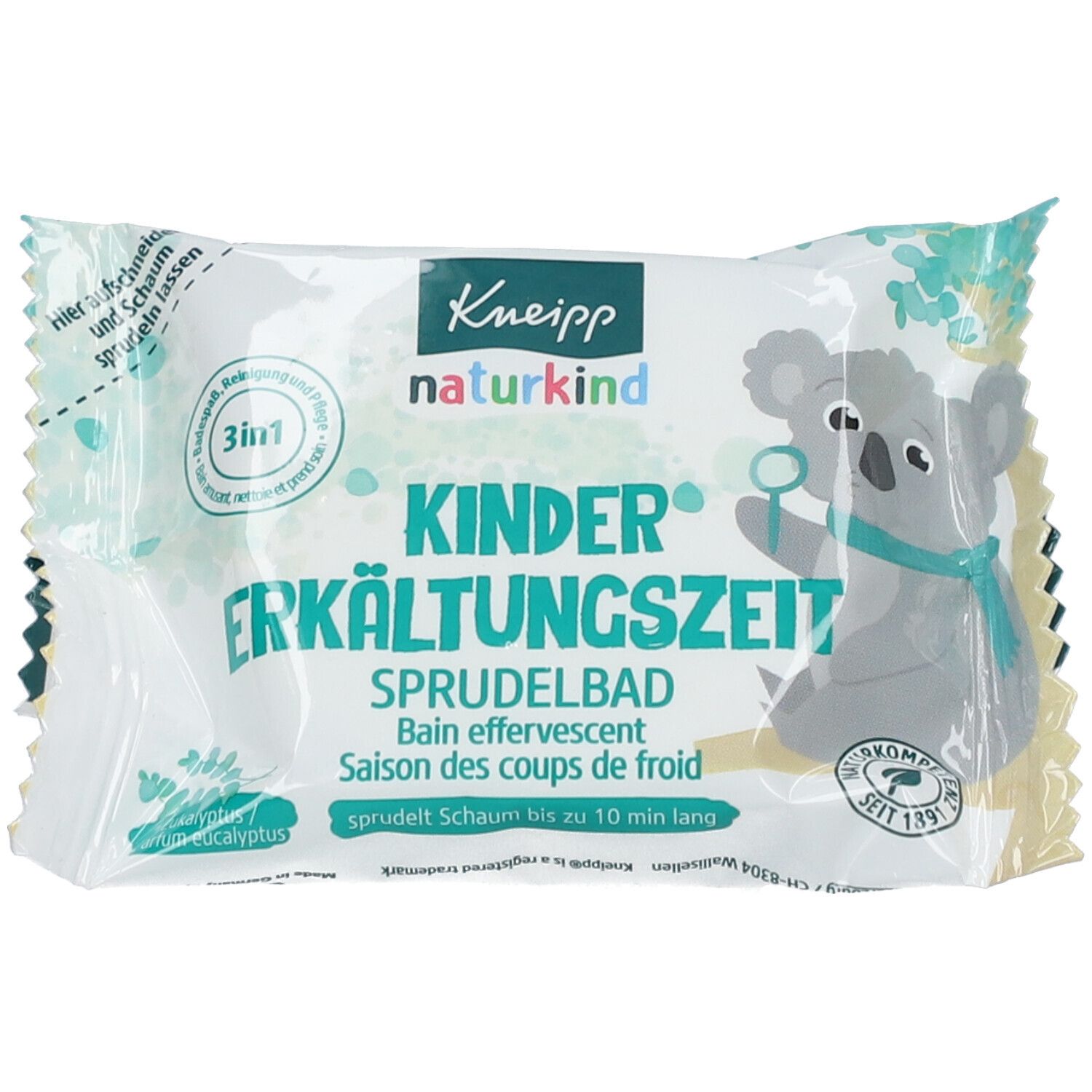 LI-IL Badesalz Thymian Erkältungszeit 80 G – Wohltuend Bei Erkältung, Für Erwachsene & Kinder Ab 3 Jahren | Mit ätherischen Ölen
