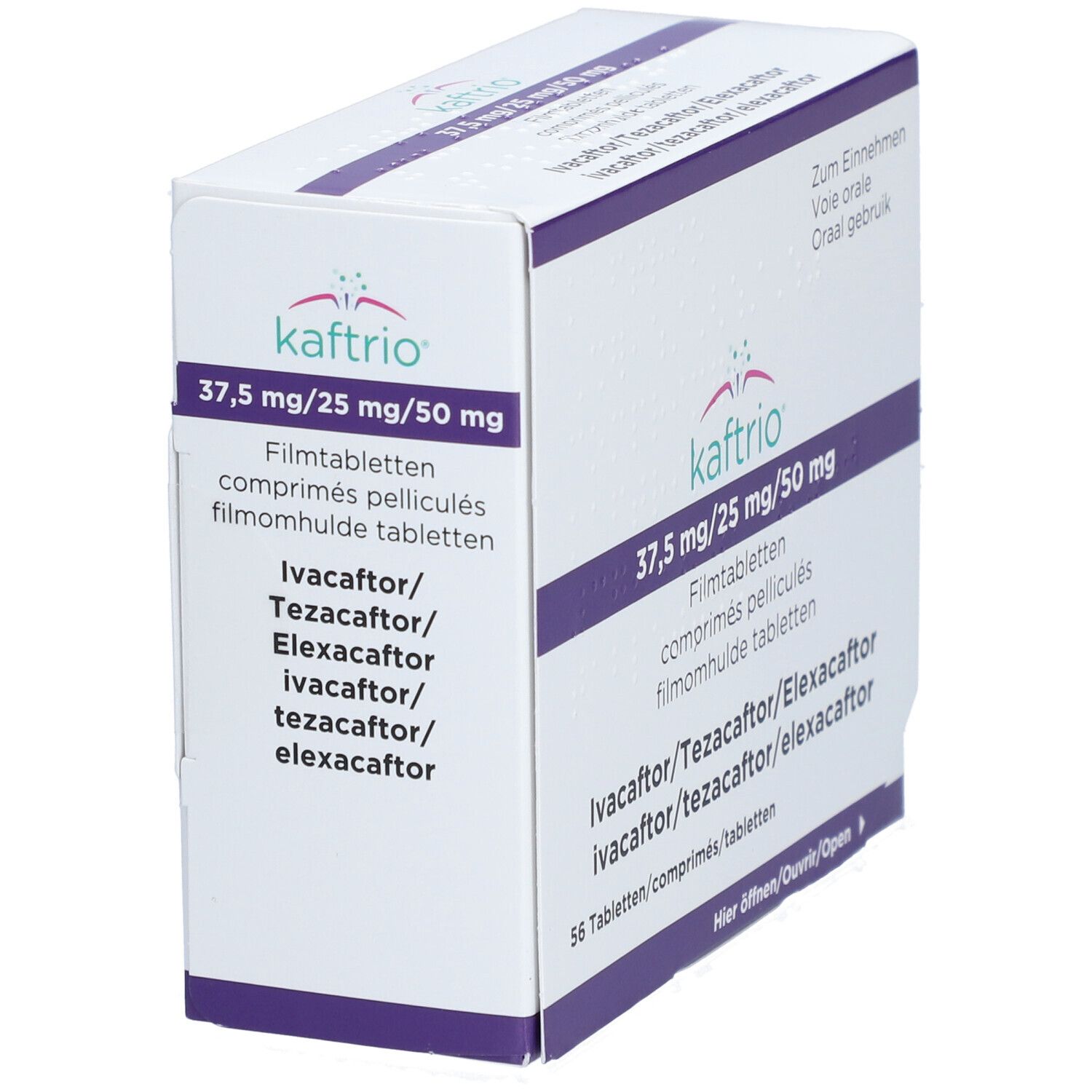 Kaftrio 37,5 mg/25 mg/50 mg Filmtabletten 56 St