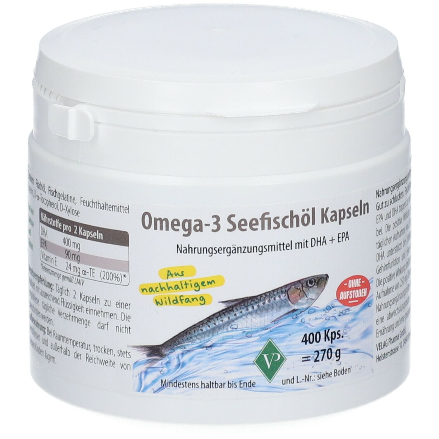 Omega-3 Seefischöl Kapseln