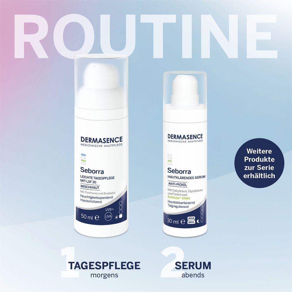 DERMASENCE medizinische Hautpflege. Von Dermatologen entwickelt und in Apotheken erhältlich. Gesunde Haut mit System!
