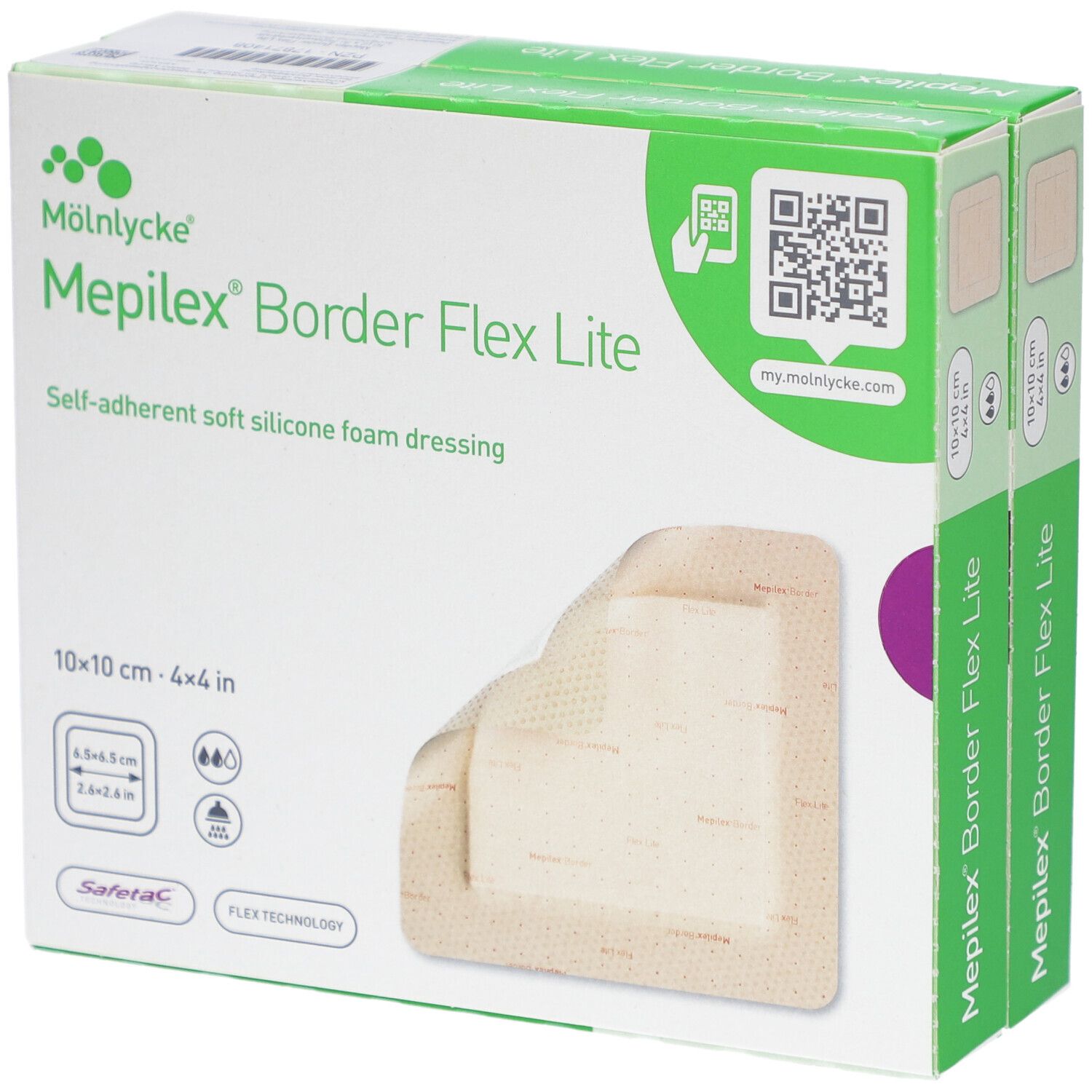 Mepilex Border Flex Lite Schaumverband 10x10 cm 10 St Verband