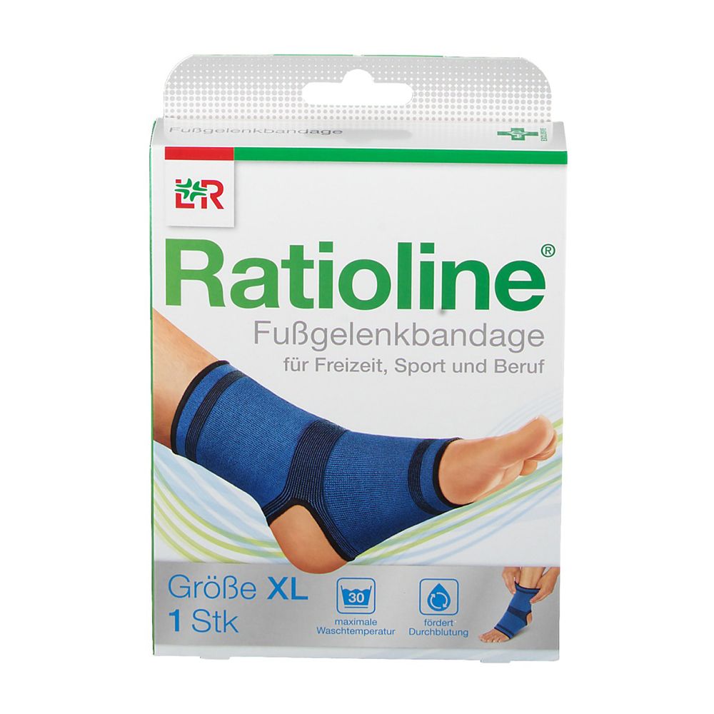 Ratioline Fußgelenkbandage Gr.XL 1 St Bandage(s)