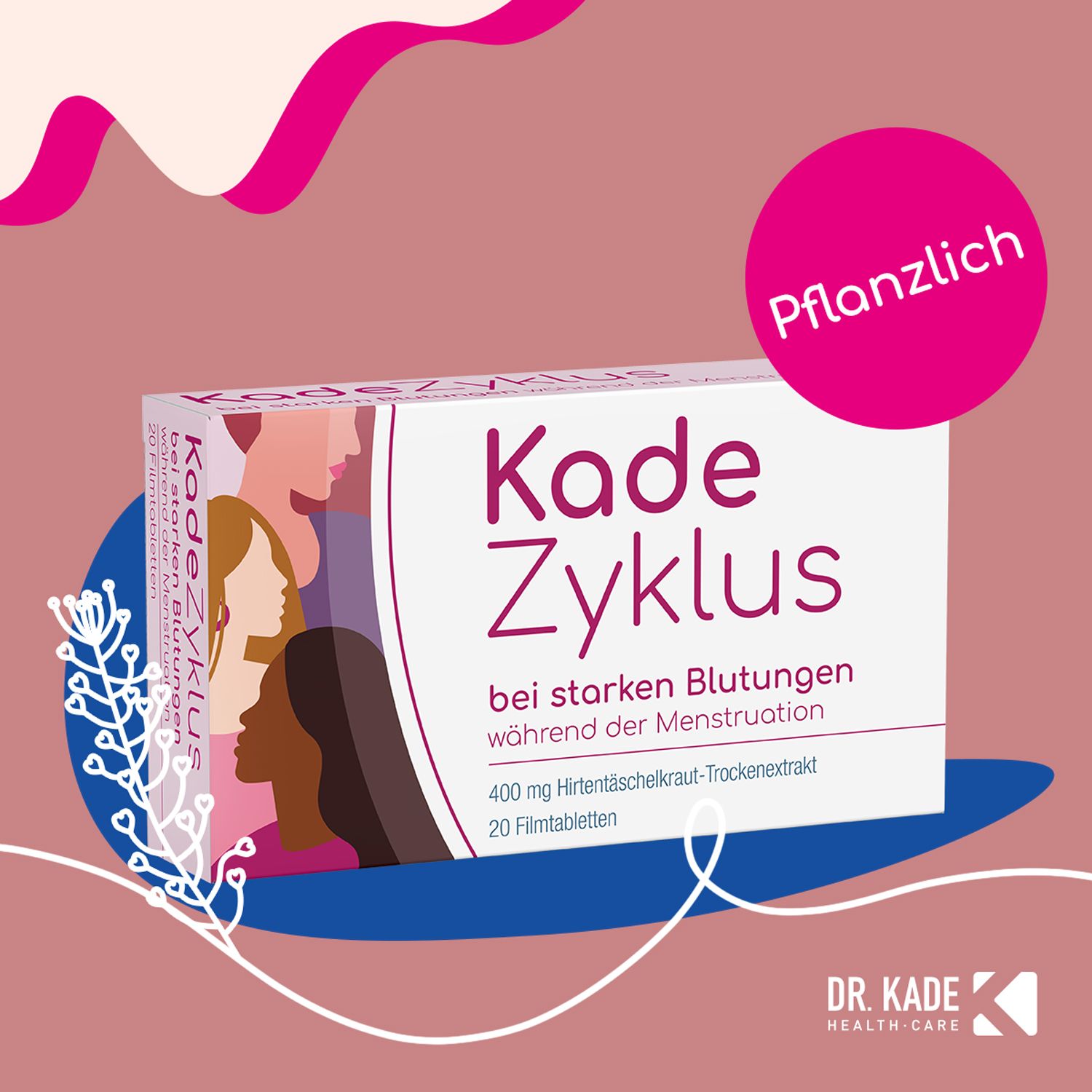 KadeZyklus bei starken Blutungen während der Menstruation