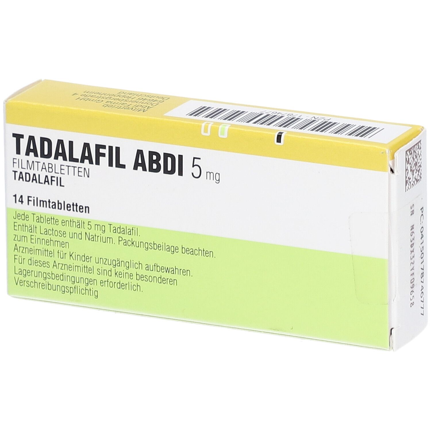 TADALAFIL Abdi 5 mg Filmtabletten