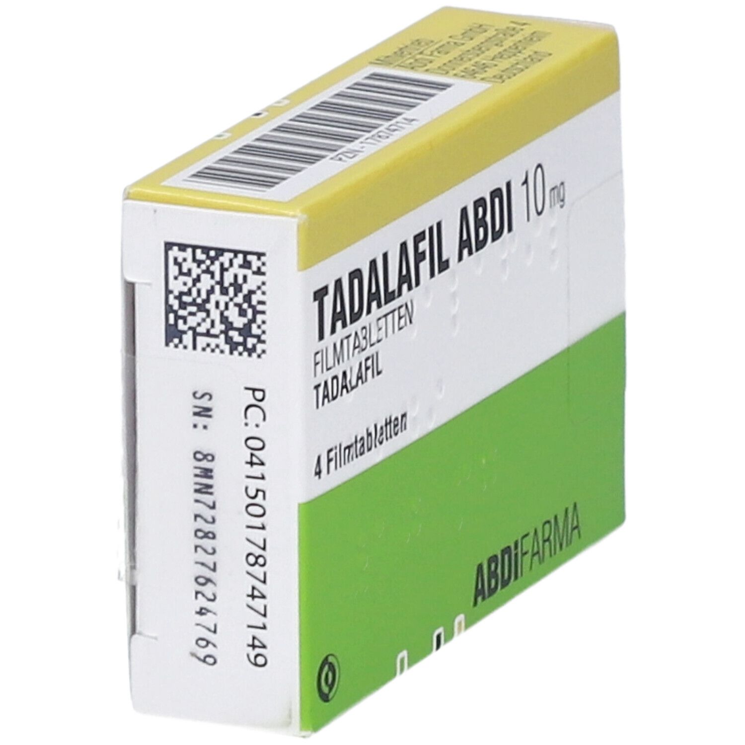 Tadalafil AbZ 10 mg Filmtabletten 4 St