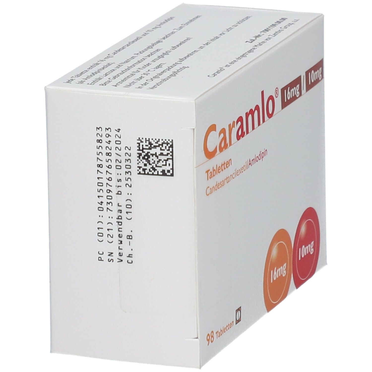 Caramlo 16 mg/10 mg Tabletten 98 St