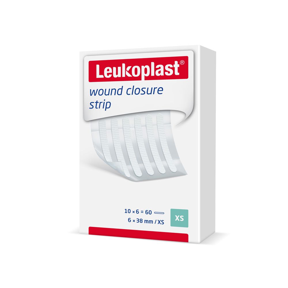 Leukoplast wound closure strip 6x38 mm weiß 10x6 St Pflaster