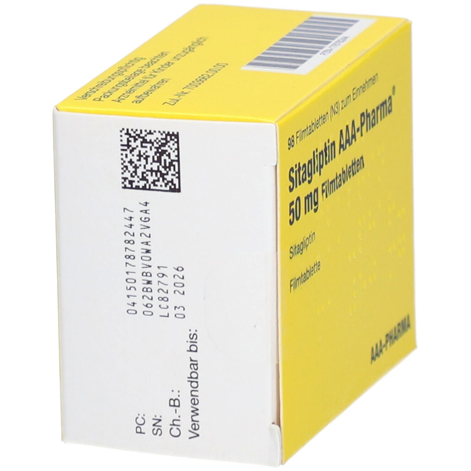 Sitagliptin AAA-Pharma 50 mg Filmtabletten 28 St