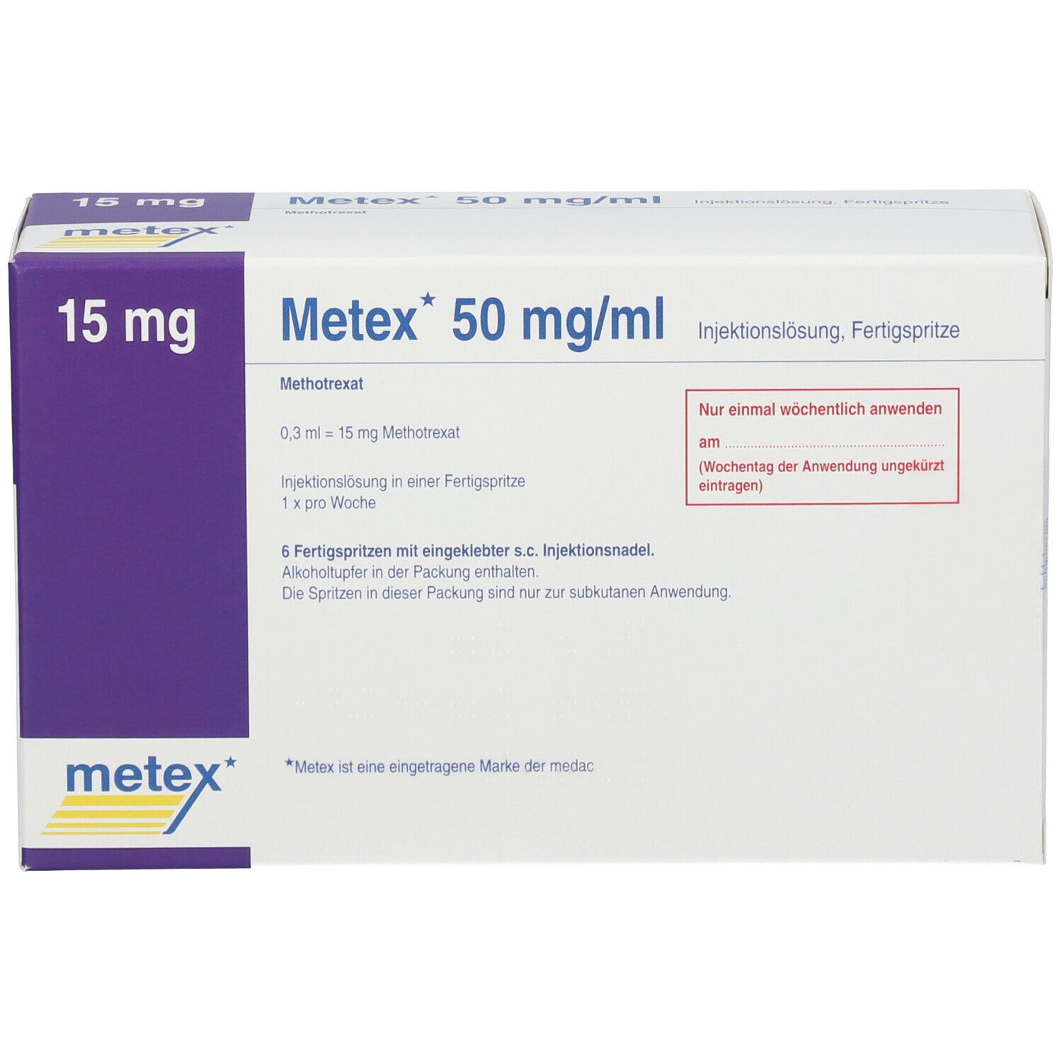 METEX FS 15 mg (50mg/ml) Inj.-Lösung Fertigspr.