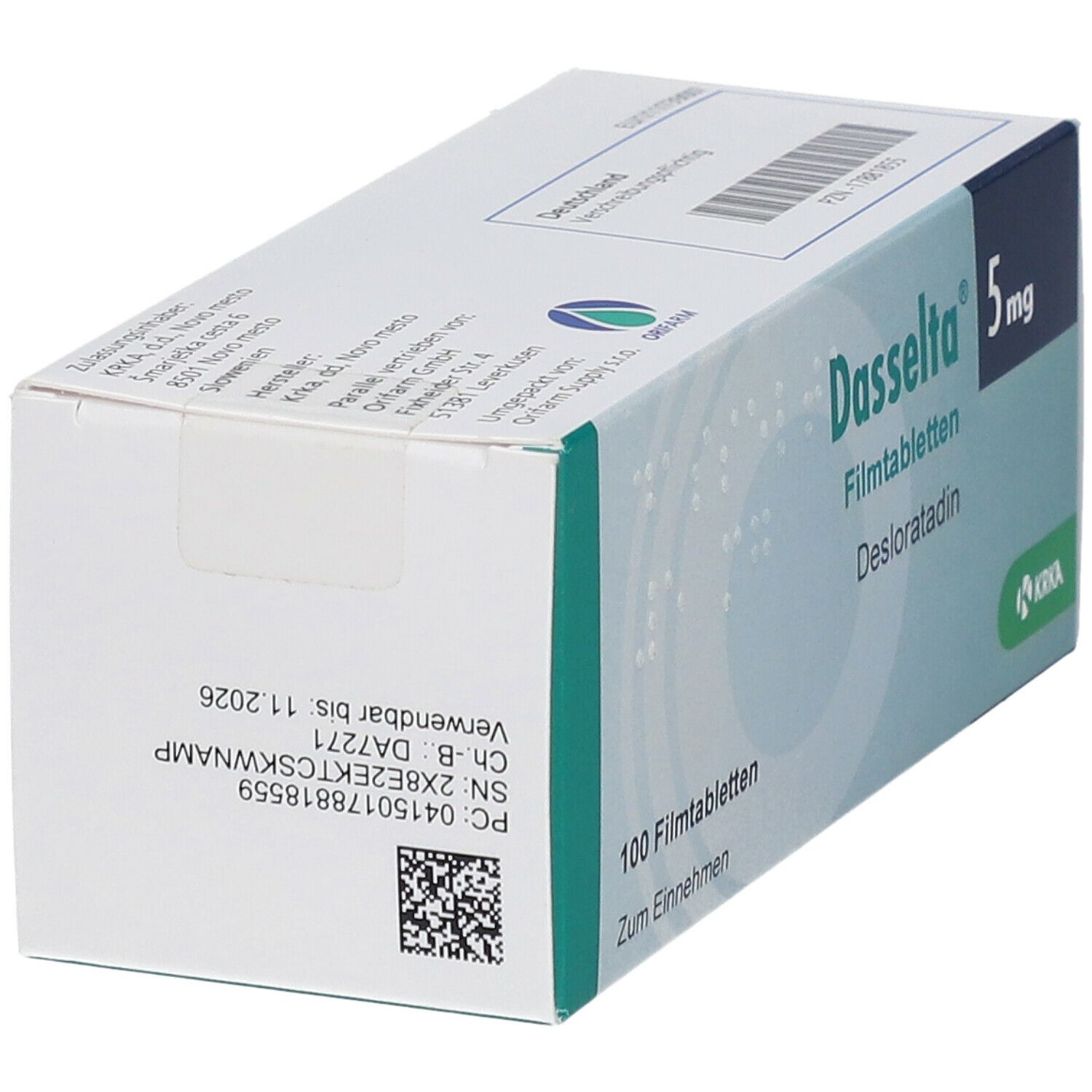 Dasselta 5 mg Filmtabletten 100 St