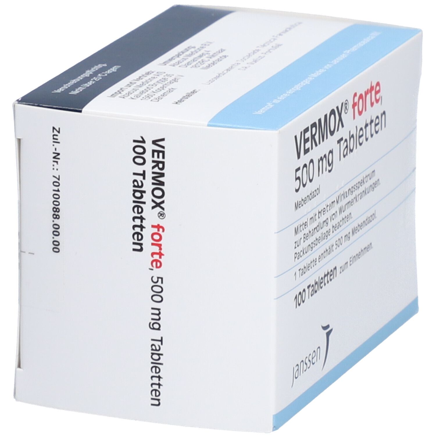 Vermox forte 500 mg Tabletten 100 St