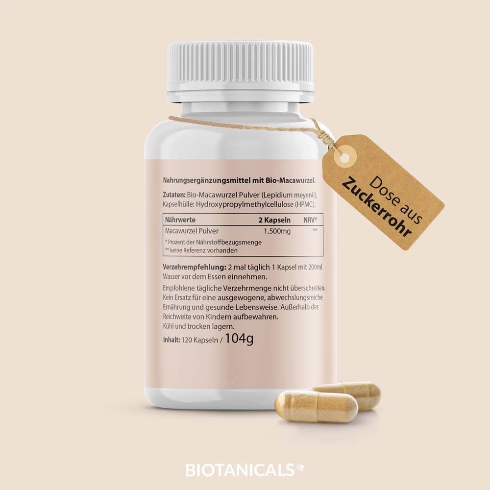 BIOTANICALS MACA Peruanische Macawurzel