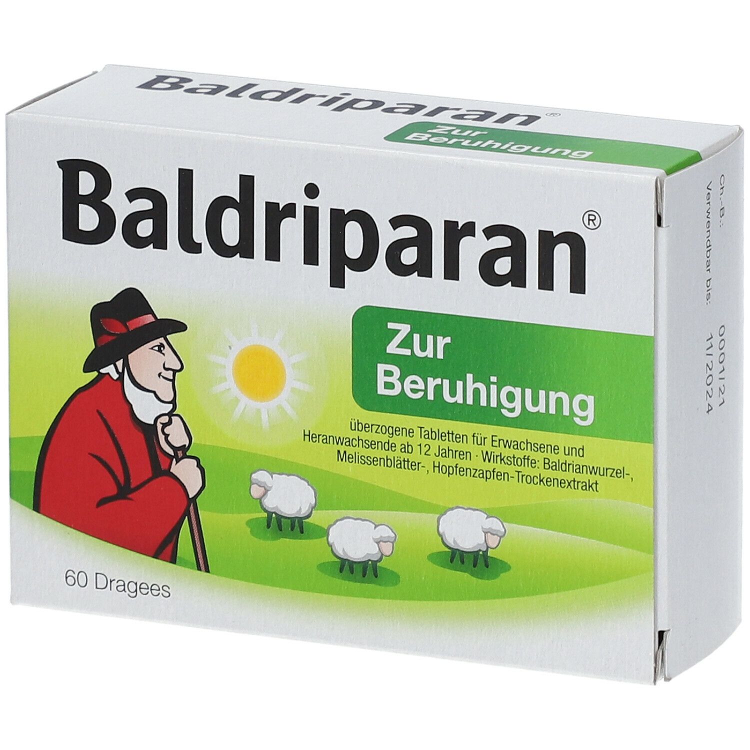 Baldriparan zur Beruhigung überzogene Tabletten