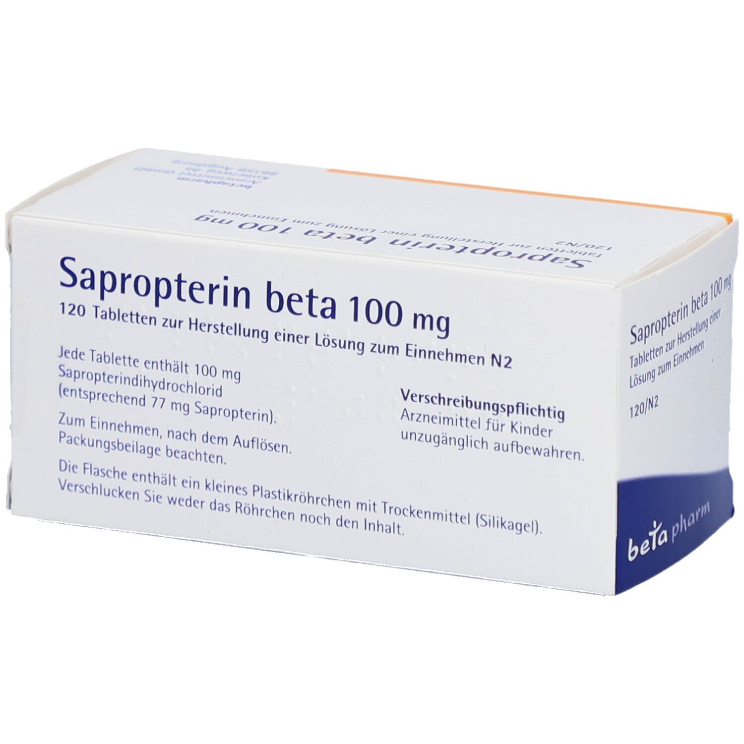 SAPROPTERIN beta 100 mg Tabl.z.Her.e.Lsg.z.Einn.
