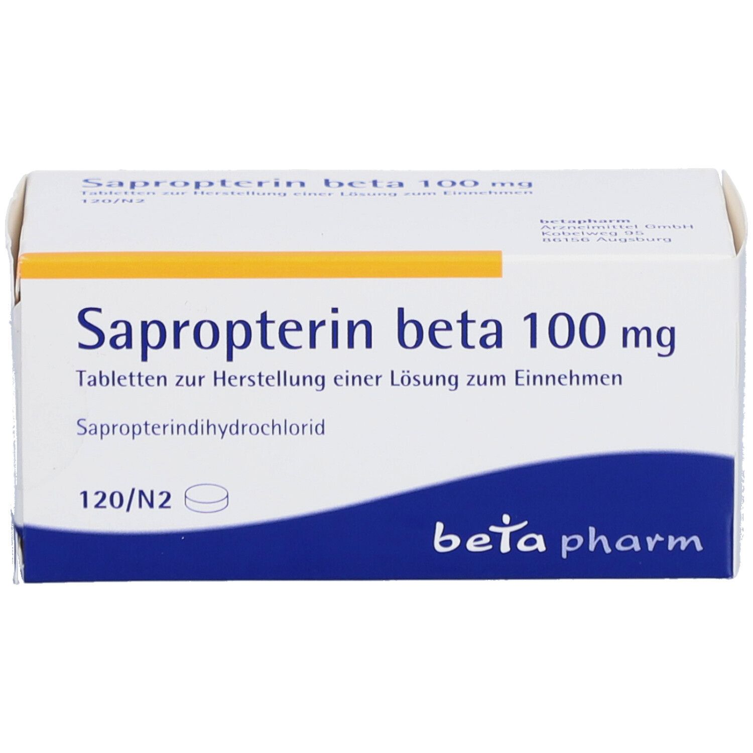 SAPROPTERIN beta 100 mg Tabl.z.Her.e.Lsg.z.Einn.