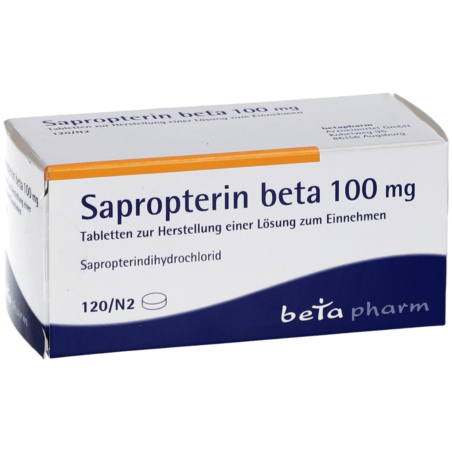 SAPROPTERIN beta 100 mg Tabl.z.Her.e.Lsg.z.Einn.