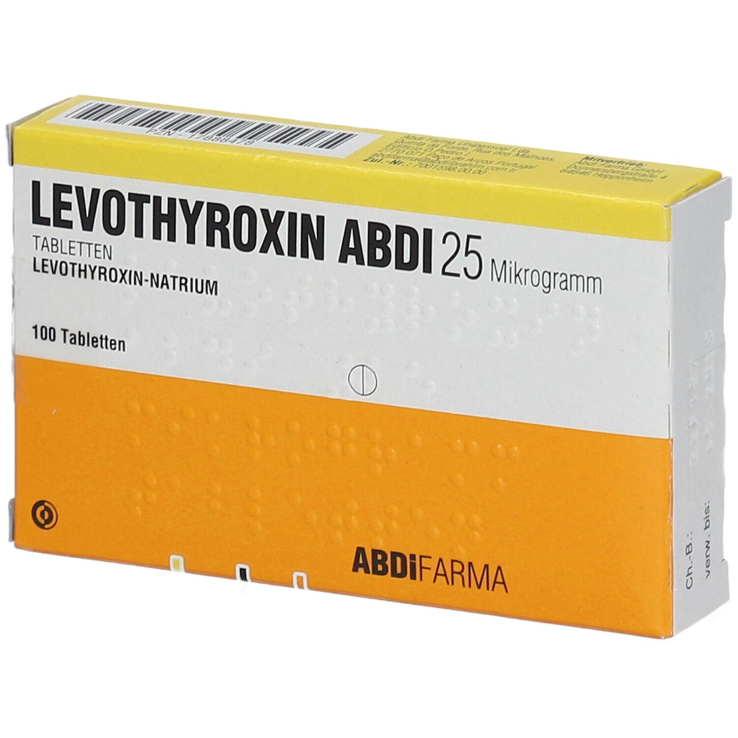 LEVOTHYROXIN Abdi 25 Mikrogramm Tabletten