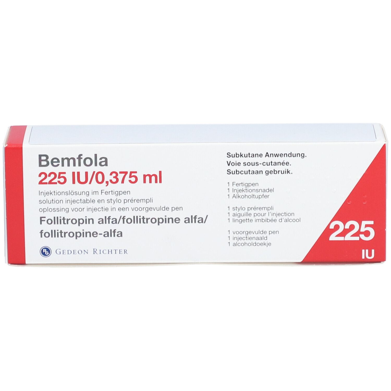 BEMFOLA 225 I.E./0,375 ml Inj.-Lsg.i.e.Fertigpen