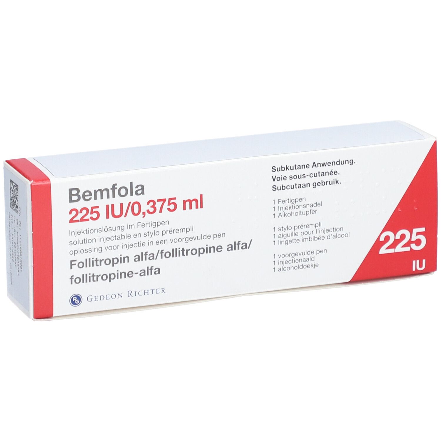 BEMFOLA 225 I.E./0,375 ml Inj.-Lsg.i.e.Fertigpen