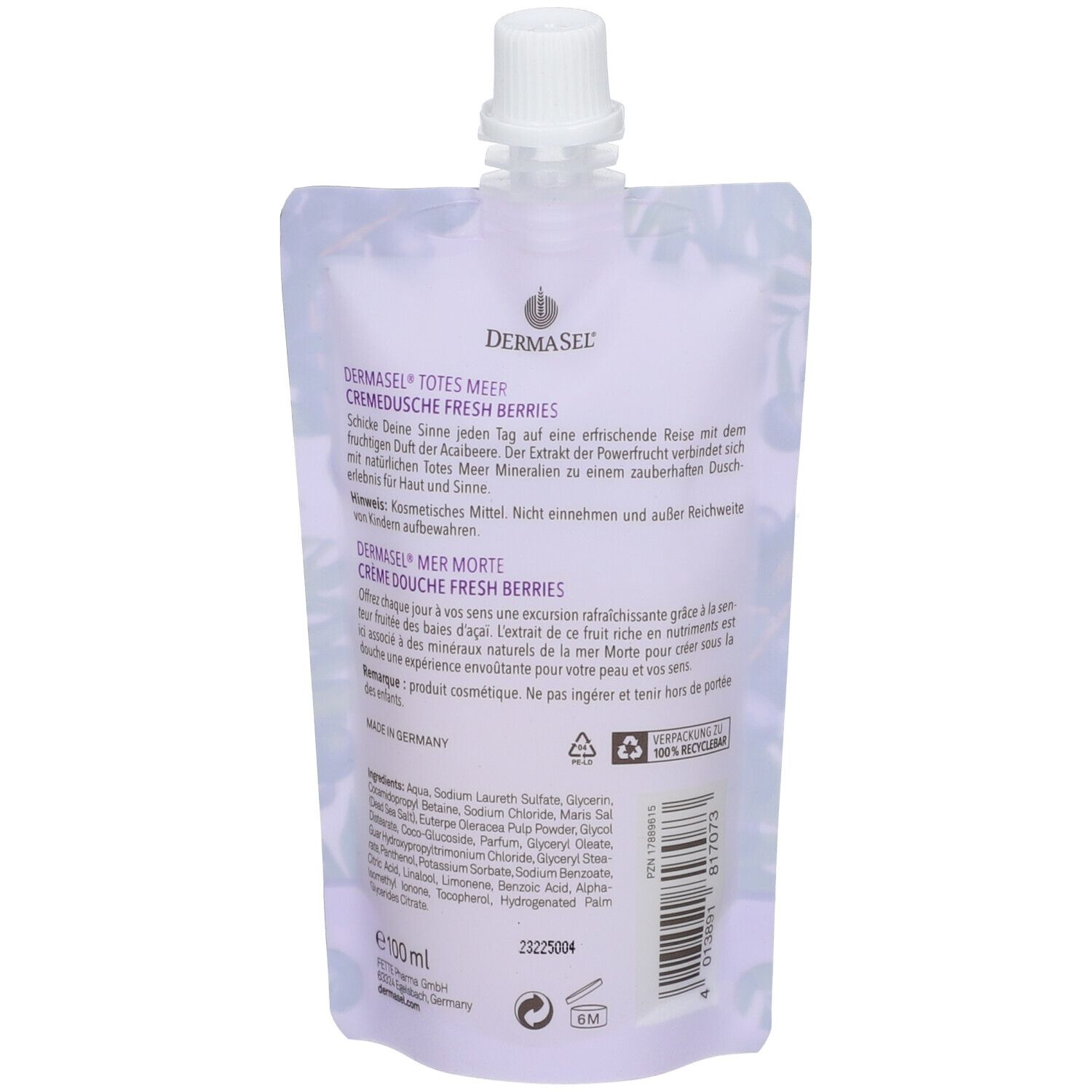 Dermasel Totes Meer Cremedusche Fresh Berries 100 ml Duschgel