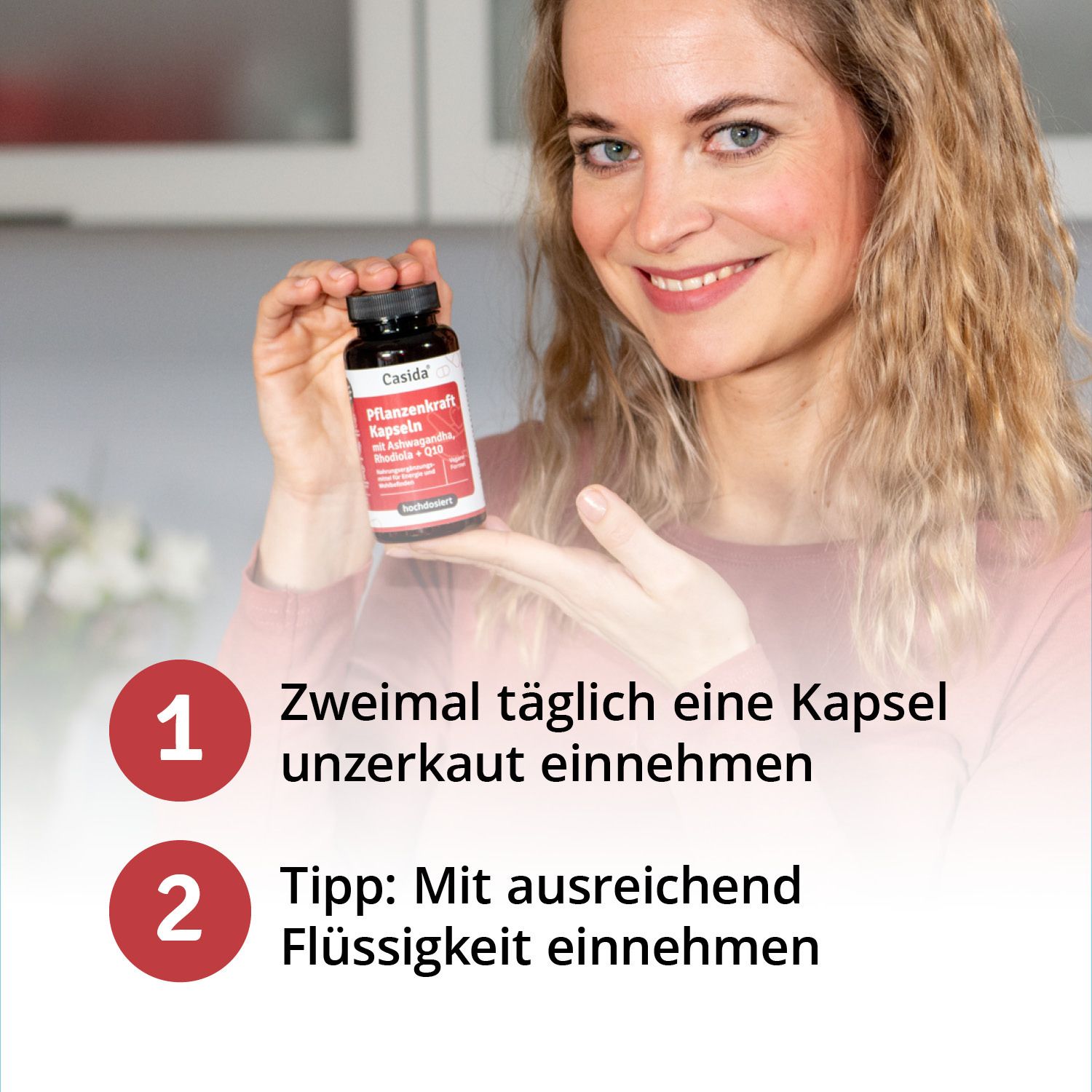 Casida® Ashwagandha Rhodiola Q10 Pflanzenkraft