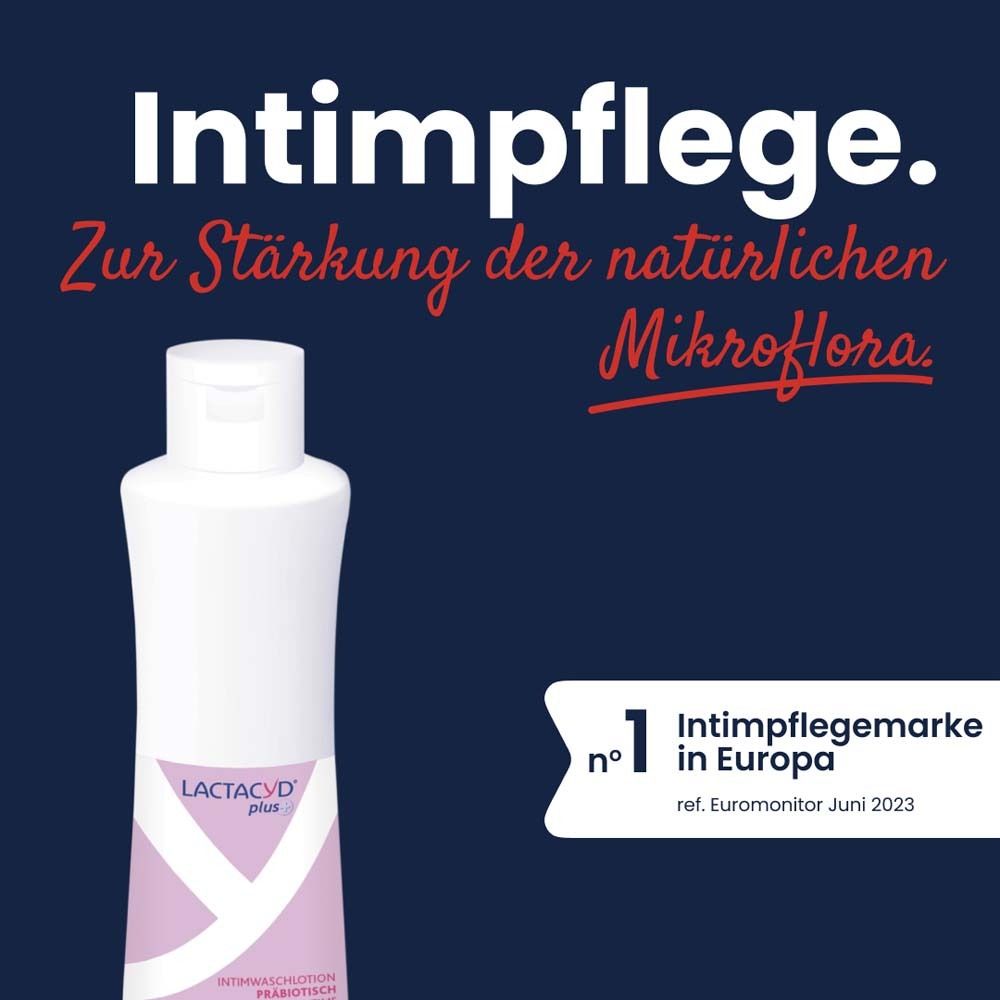 Lactacyd plus präbiotisch Intimwaschlotion 250 ml Lotion