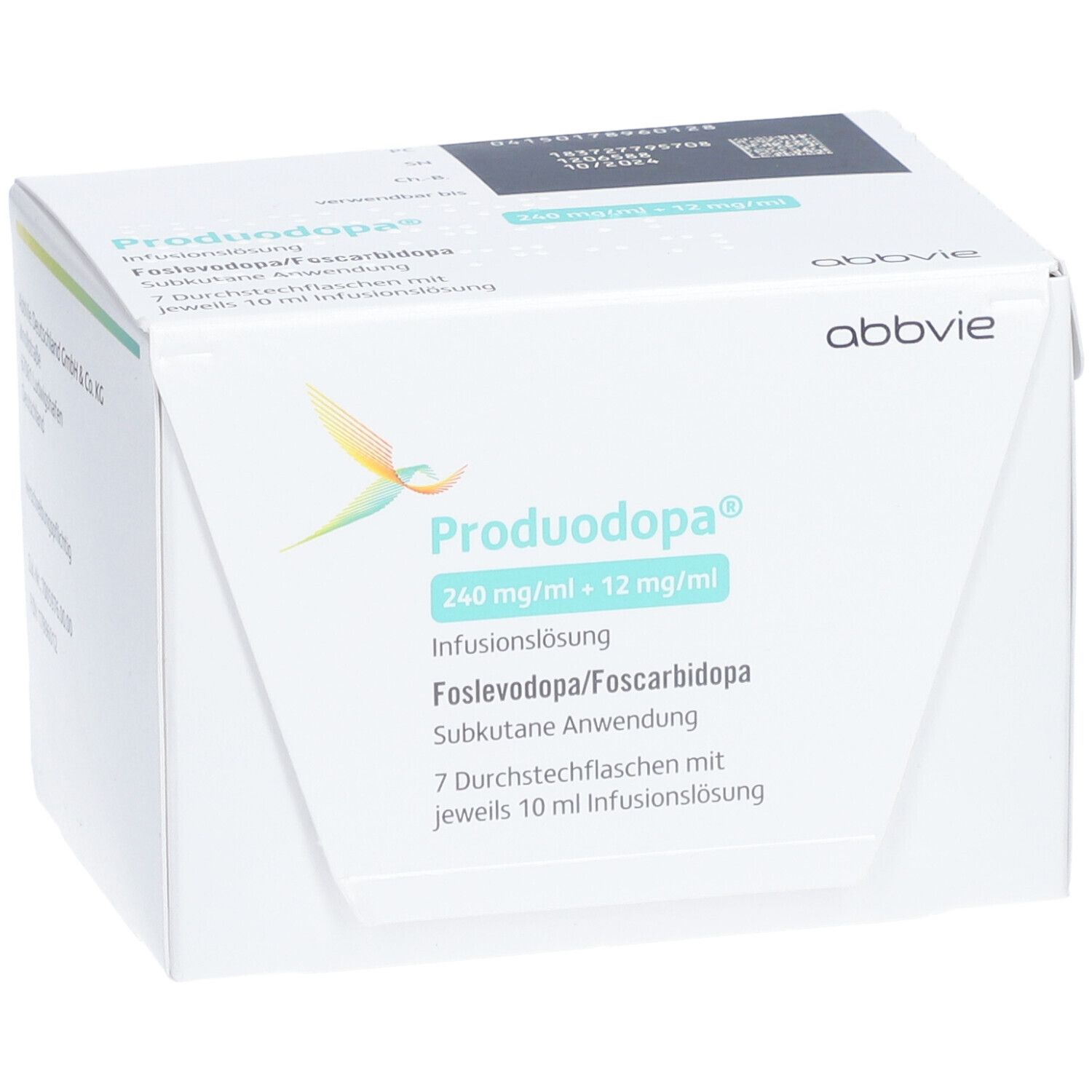 PRODUODOPA 240 mg/ml + 12 mg/ml Infusionslösung
