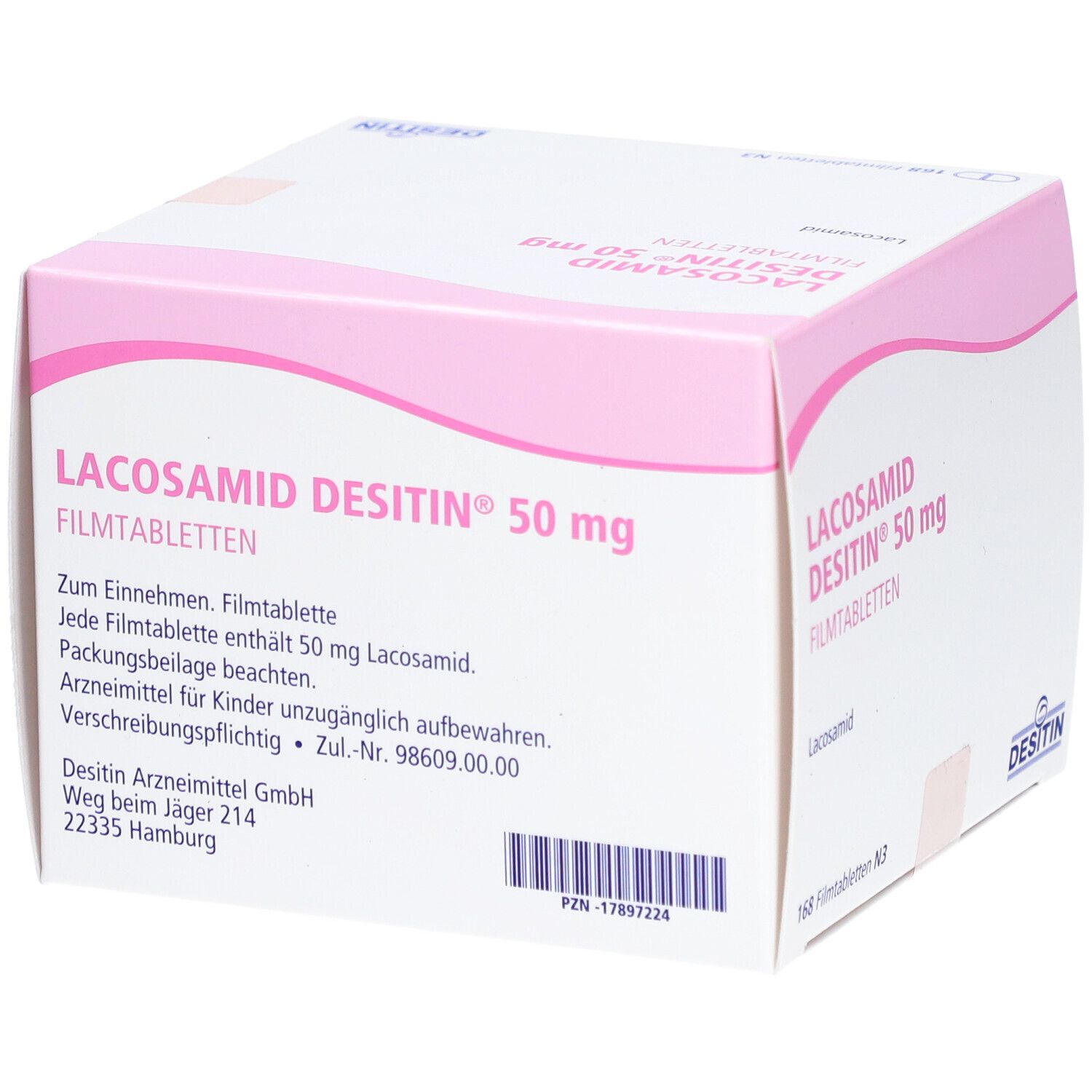 LACOSAMID Desitin 50 mg Filmtabletten