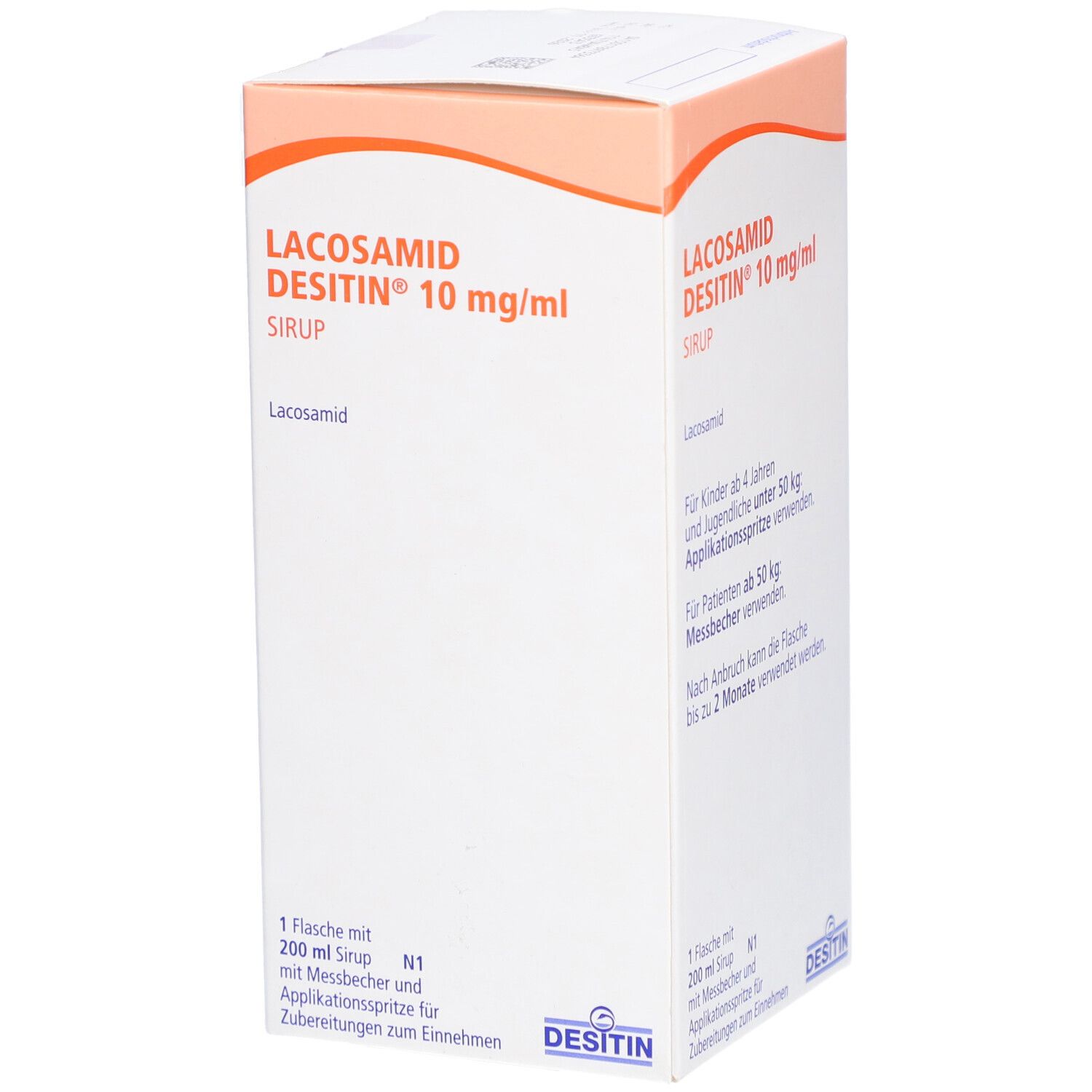LACOSAMID Desitin 10 mg/ml Sirup