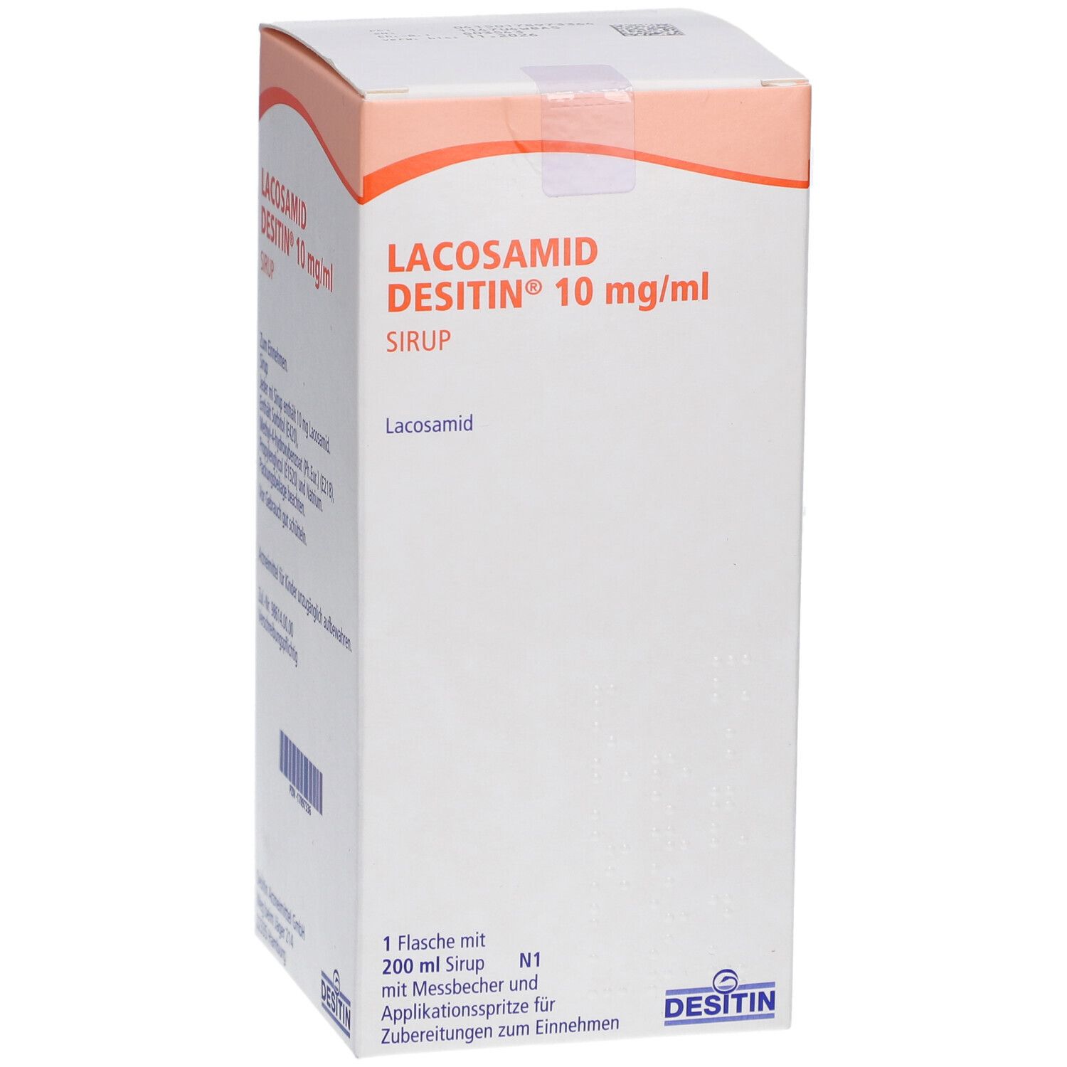 LACOSAMID Desitin 10 mg/ml Sirup