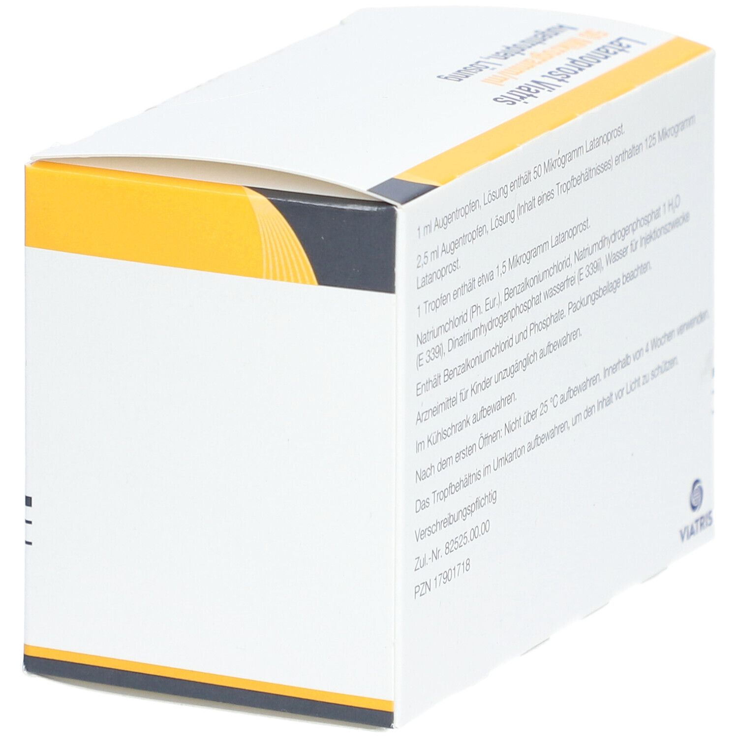 LATANOPROST Viatris 50 Mikrogramm/ml Augentropfen