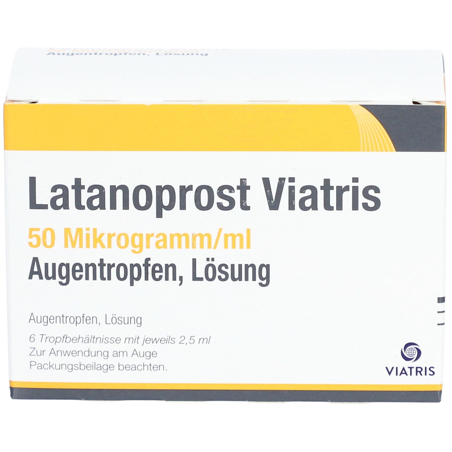 LATANOPROST Viatris 50 Mikrogramm/ml Augentropfen