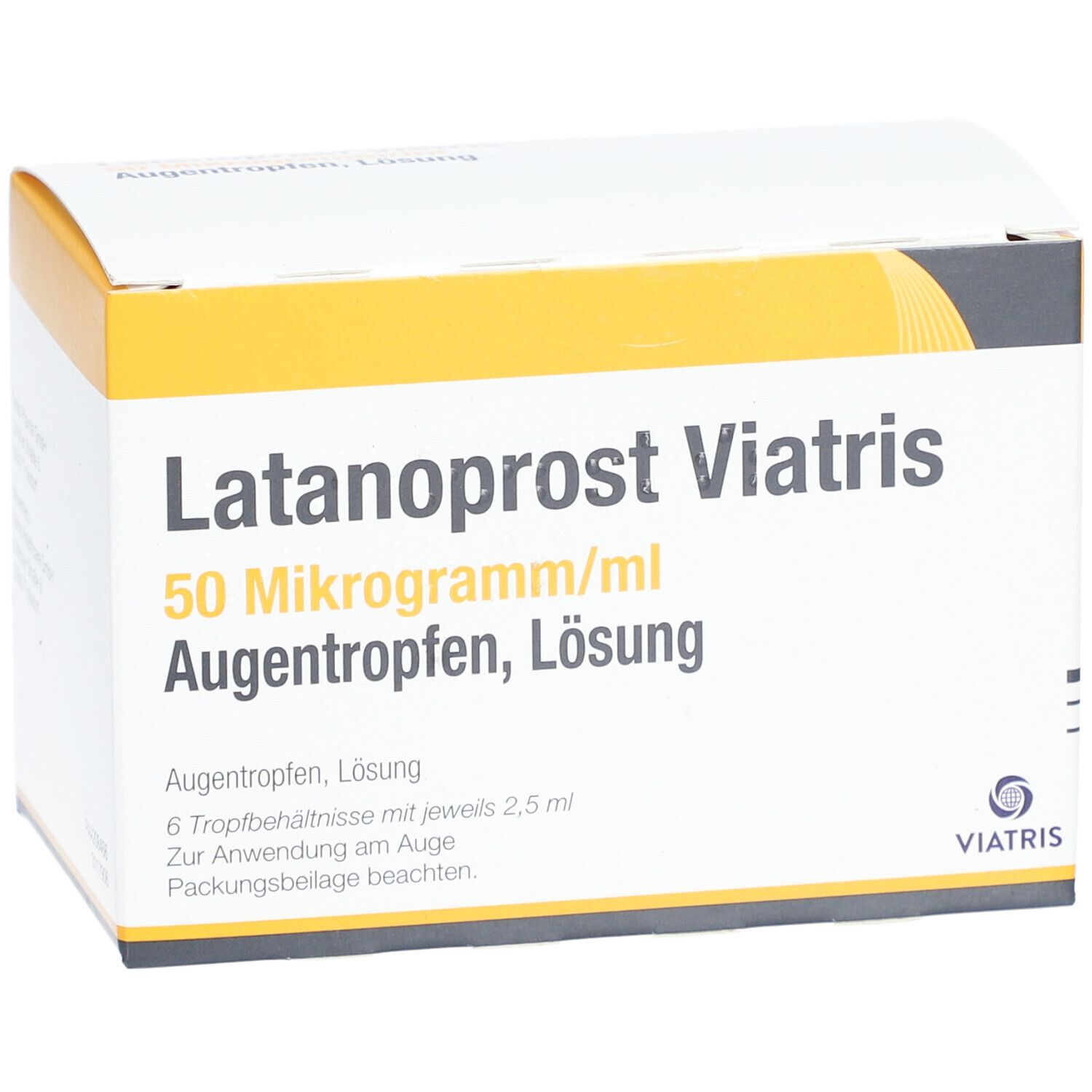 LATANOPROST Viatris 50 Mikrogramm/ml Augentropfen