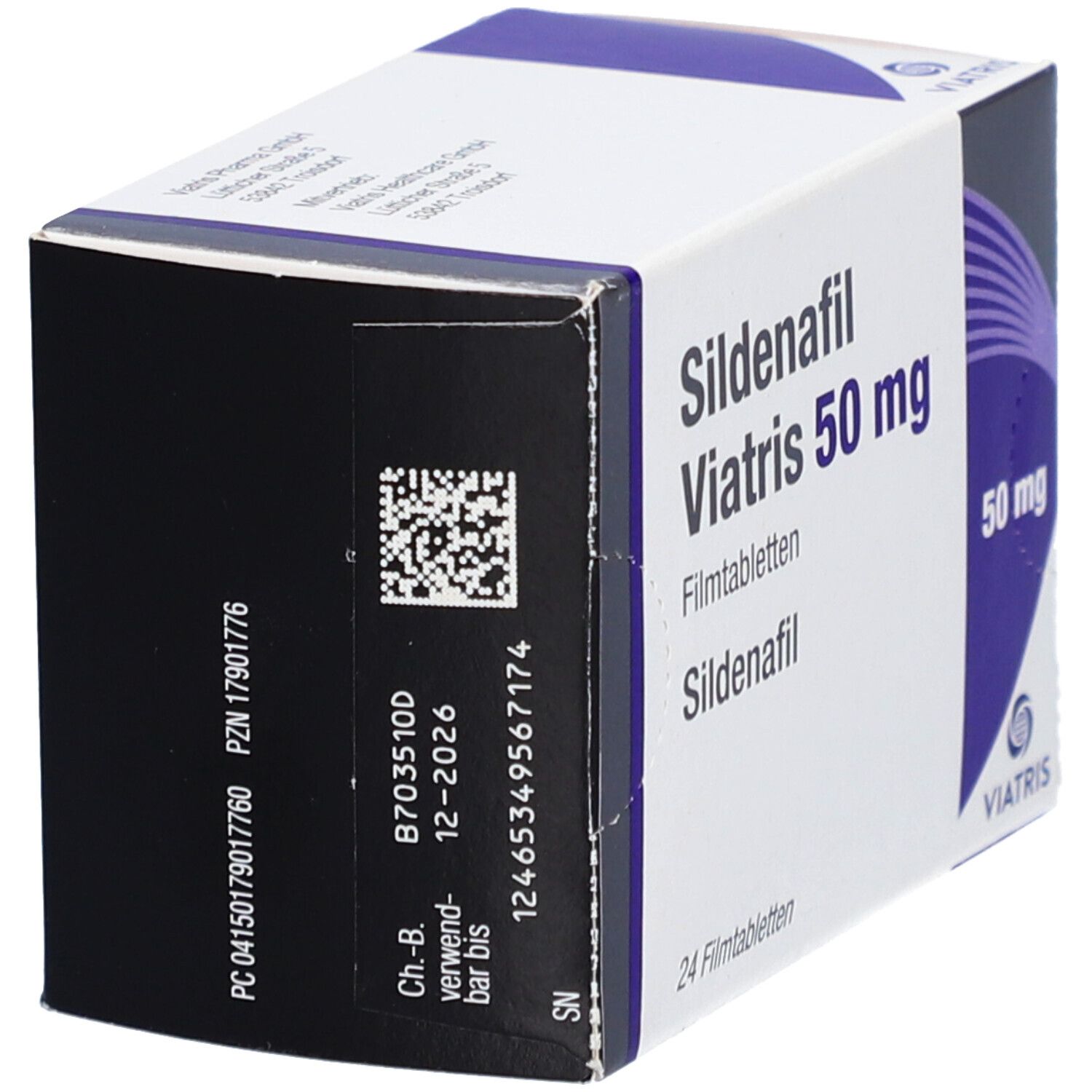 Sildenafil Viatris 50 mg Filmtabletten 12 St