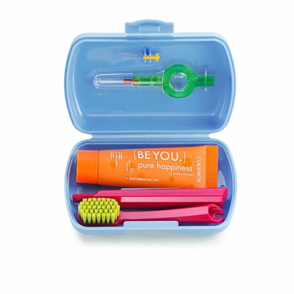 Curaprox Travel-Set blau