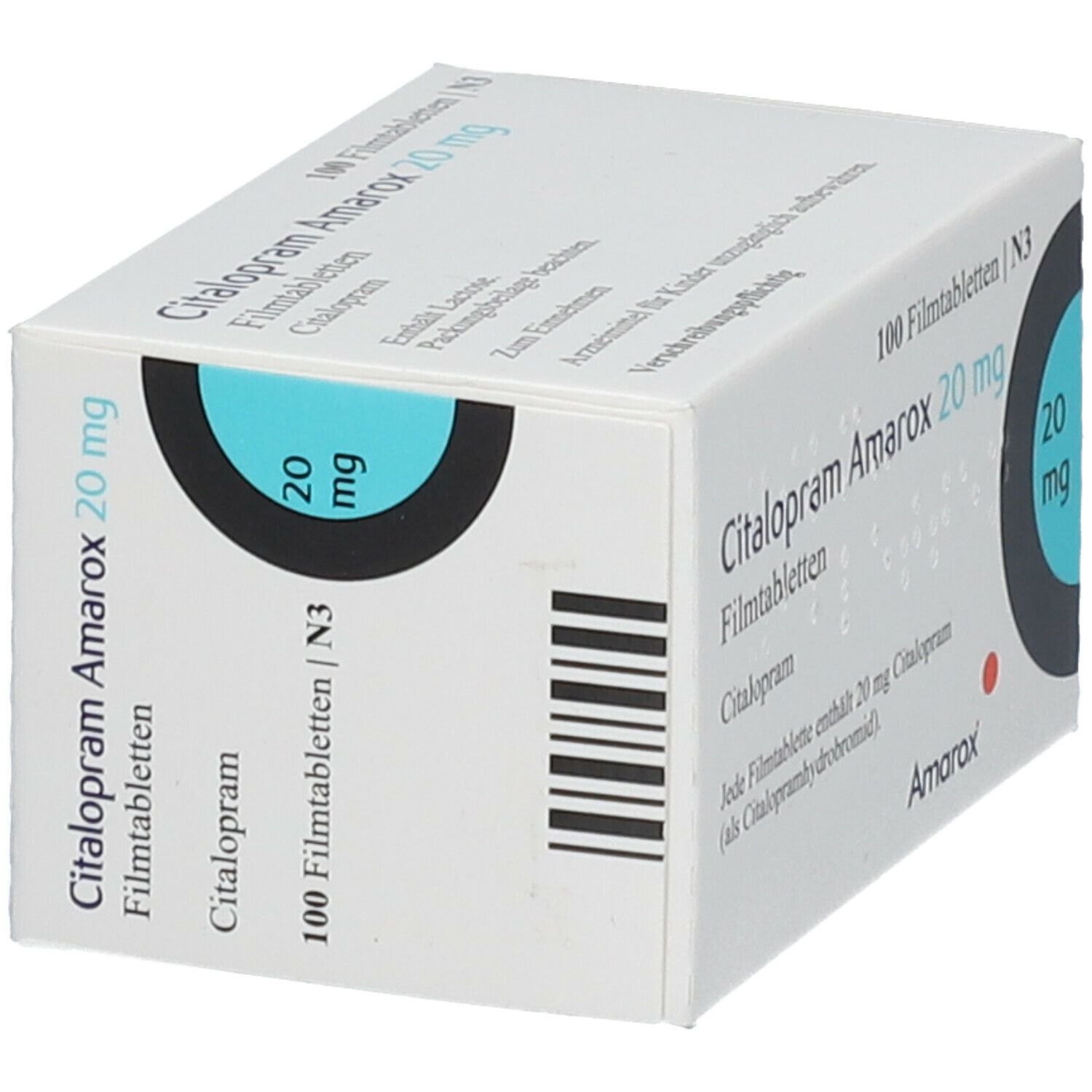 Citalopram Amarox 40 mg Filmtabletten 100 St