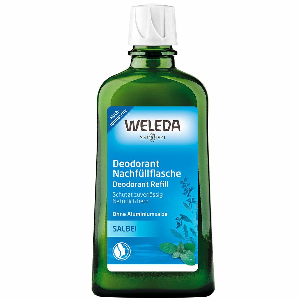 Weleda Deo Spray Nachfüllflasche Salbei - zuverlässige & natürliche Wirkung ohne Aluminiumsalze