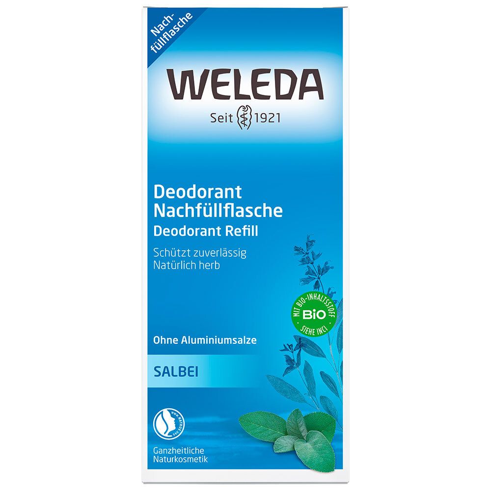 Weleda Deo Spray Nachfüllflasche Salbei - zuverlässige & natürliche Wirkung ohne Aluminiumsalze