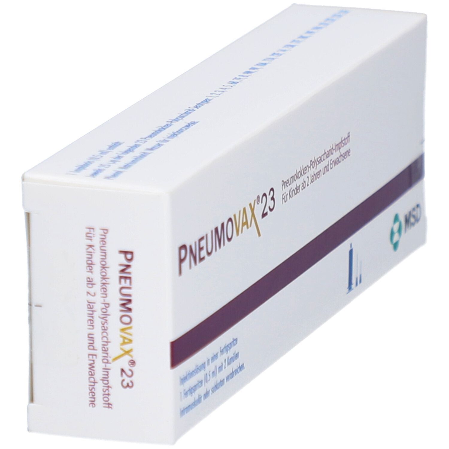 PNEUMOVAX 23 Inj.L.i.e.Fertigspr.+2 beigef.Kanülen